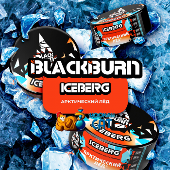 Заказать кальянный табак BlackBurn Iceberg (БлэкБерн Арктический Лед) 100г онлайн с доставкой всей России